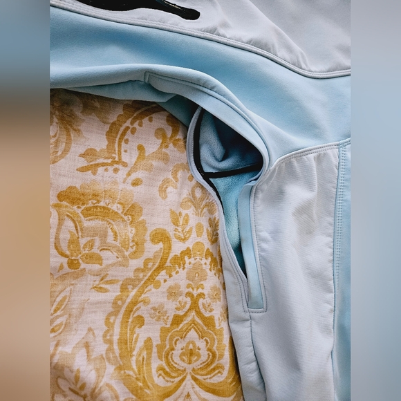 Vintage L.L. Bean Womens Soft Shell OAKMS Full Zip Light Blue Jacket Size Large - Picture 8 of 15